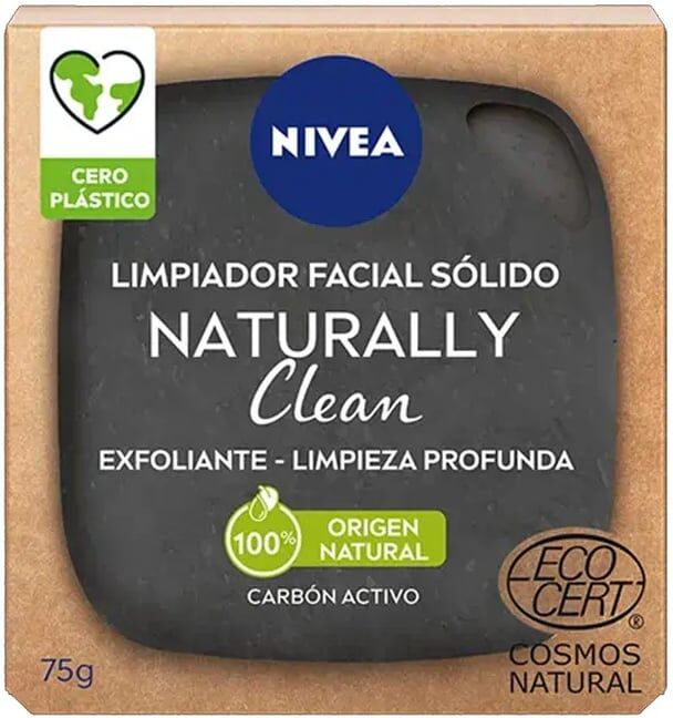 Nivea Naturally Good Limpador Facial Esfoliante Profundo 75g