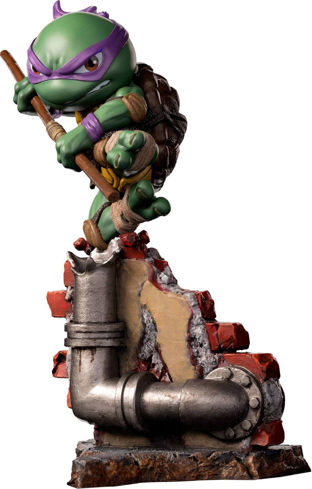 Iron Studios Teenage Mutant Ninja Turtles Mini Co. PVC-figuur Donatello, 21 cm, IS95018