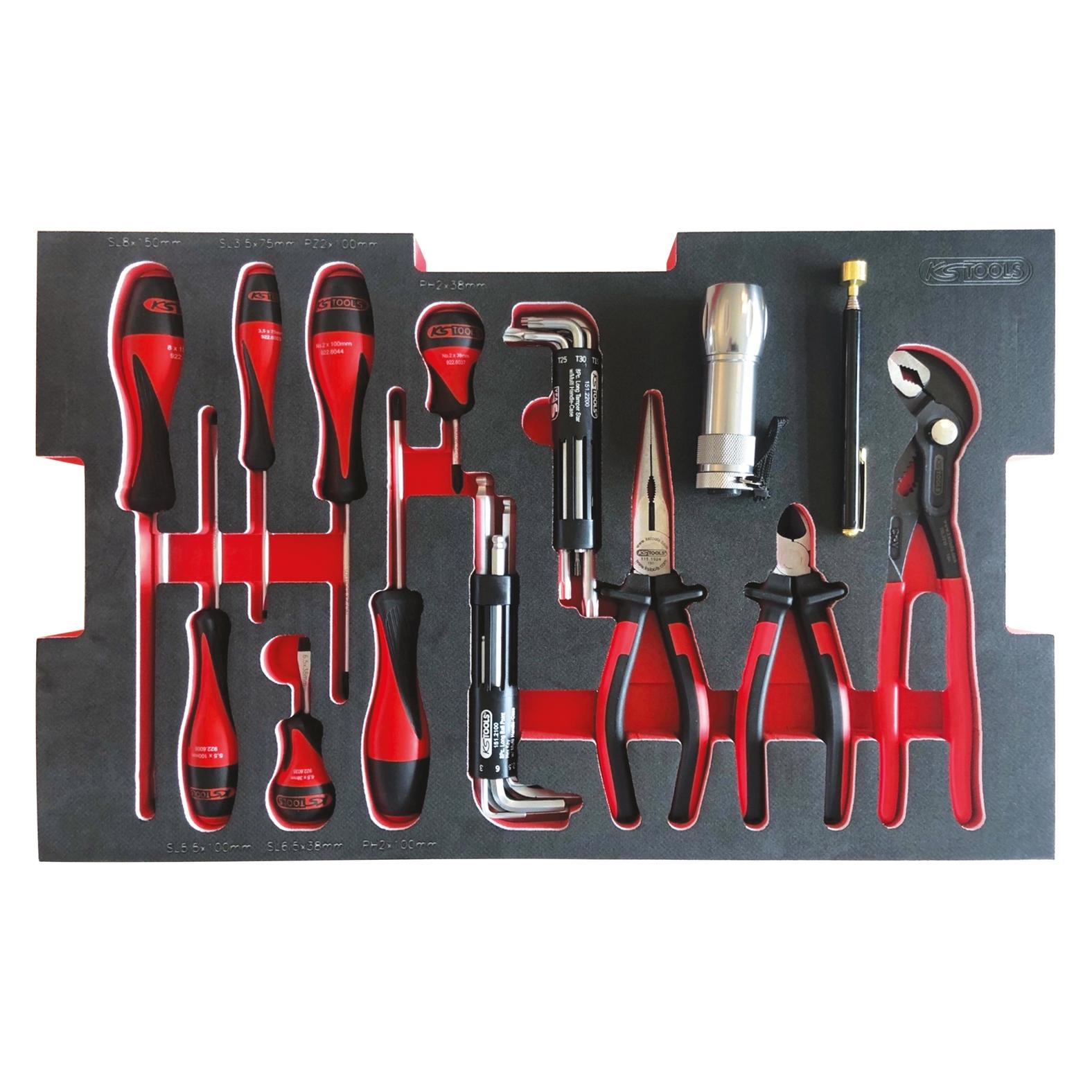 KS Tools Schraubenmodul und Klemmen für Transportboxen (716.0028)