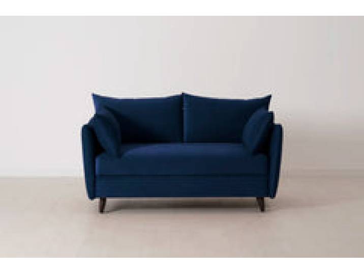 Model 08 Zweisitzer-Schlafsofa , Indigoblau