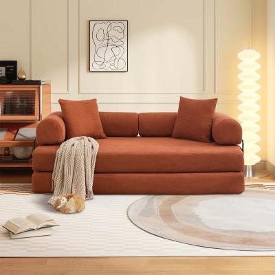 Folding Convertible Sleeper Sofa Bed with Modular Design Perfect for Living Room and Guest Space
