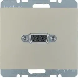 Berker 3315407004 VGA Steckdose K.5 edelstahl lackiert