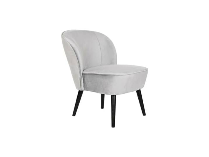 DKD Home Decor Sessel der Marke, Schwarz und Grau, aus Holz (59 x 76 x 66 cm)