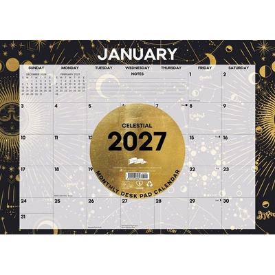 Celestial 2027 17 X 12 Small Monthly Deskpad