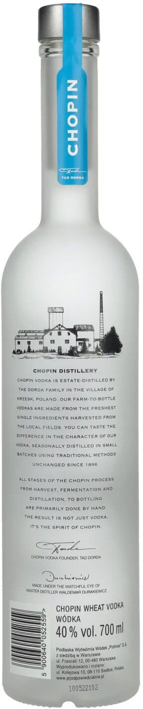 Chopin Vodka Chopin Wheat Vodka 40% Vol. 0,7l