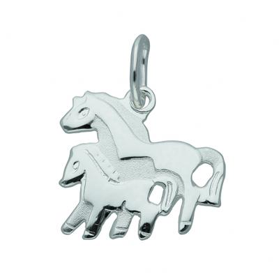 Kettenanhänger ADELIA´S "Anhänger Pferd 925 Silber", silber, Schmuckanhänger, Mädchen, Pferd, Silber 925 (Sterlingsilber), Kettenanhänger, Silberanhänger Pferd