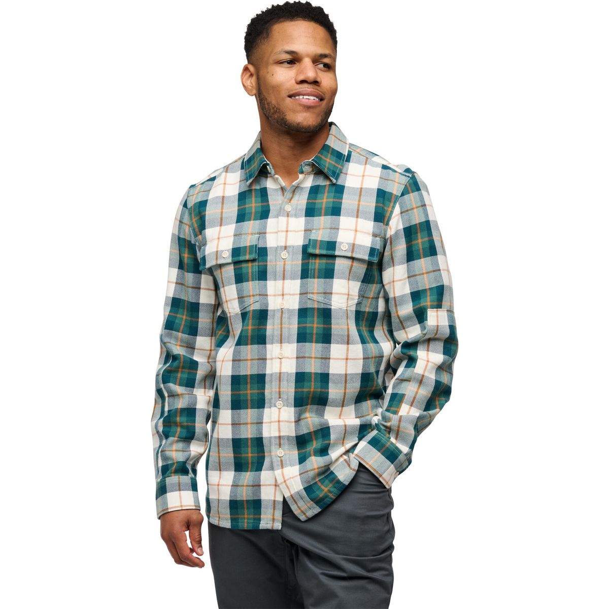 Black Diamond M Project Twill LS Shirt raging sea-henna (9651) SML AP7530919651SML1