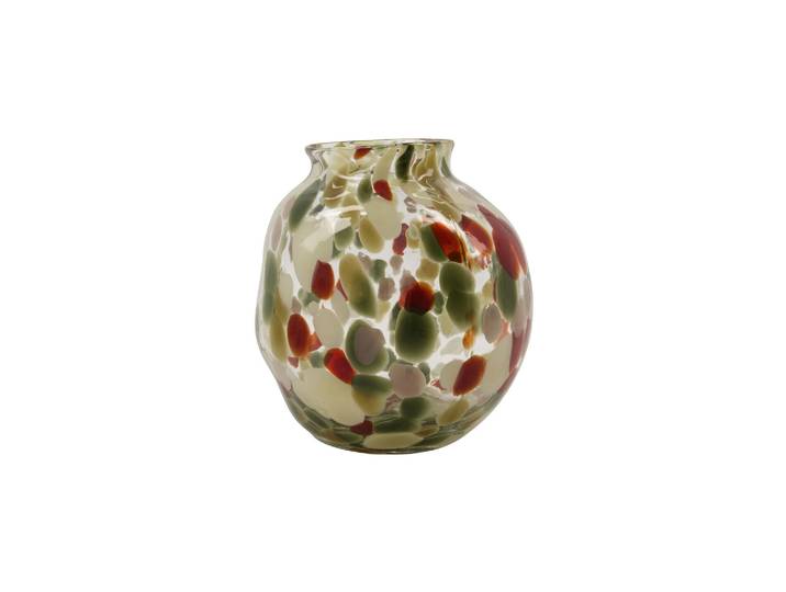 Vase H23 cm en verre multicolore HDDot