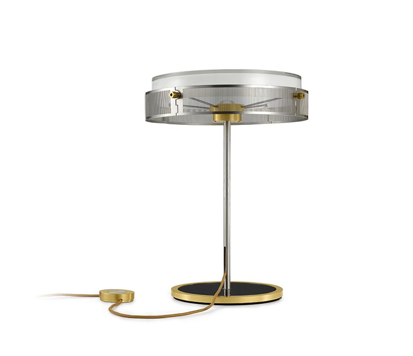 Lumina Anima Tischleuchte (Messing eloxiert, warmweiß (3000K)) Messing eloxiert | warmweiß (3000K) ANM50XOK30