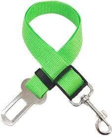 Quick Pick Pro SecureRide Dog Car Seat Belt Adjustable Pet Seat Belt Safety Leash For Safe Travel green