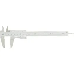 Helios Preisser, Messlehre, Taschenmessschieber Momentfeststellung 200mm rostfrei (20 cm)