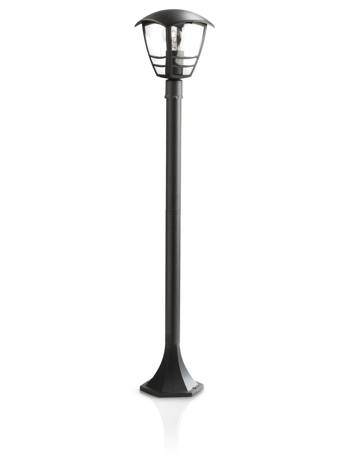 Philips Creek post black 1x60W 230V