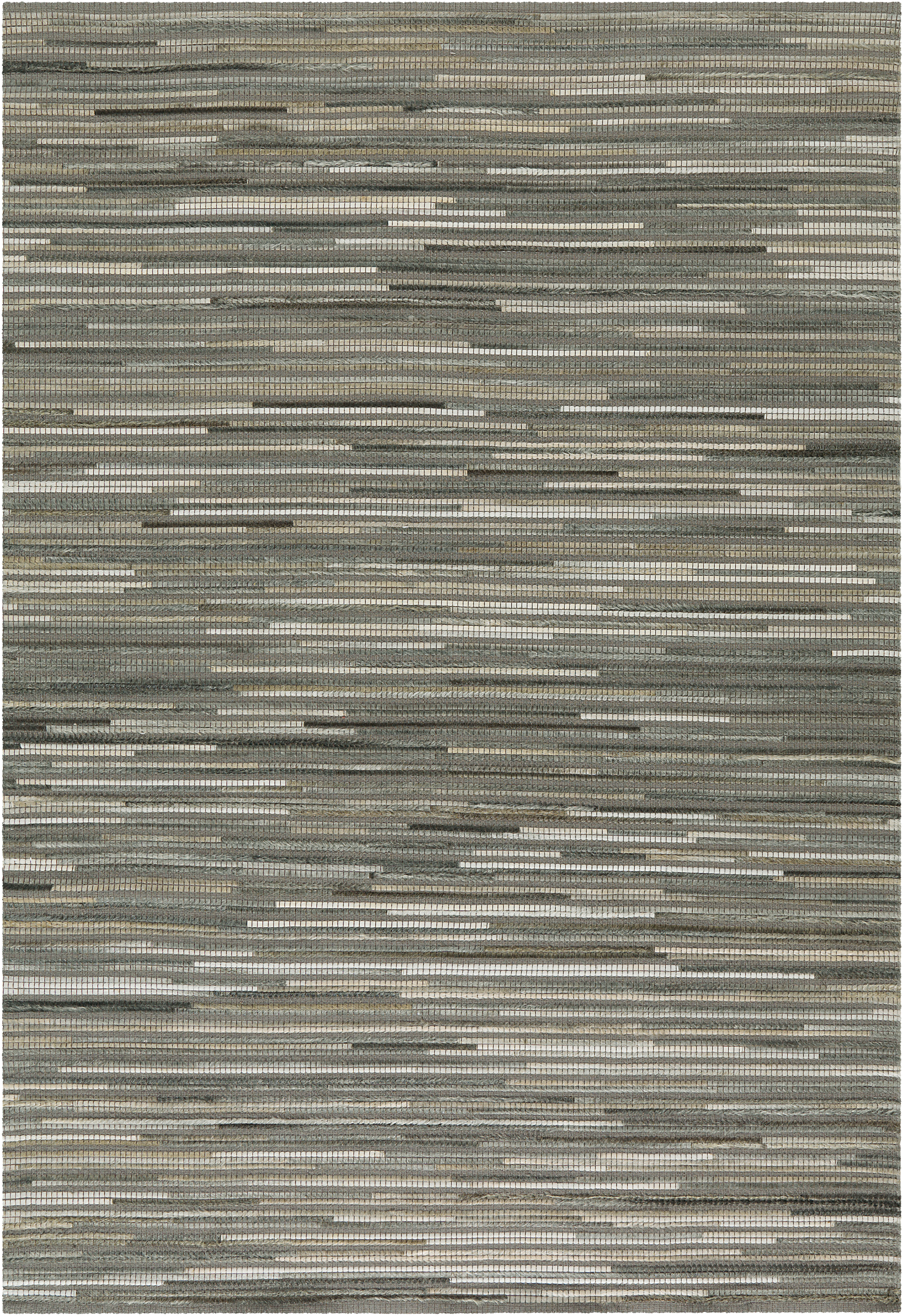 Teppich ARTE ESPINA "Wild 8023", grau (hellgrau), B:120cm H:14mm L:180cm, Rindsleder, Teppiche, Teppich, Luxuriöser Teppich in Spitzenqualität, Naturmaterialien hellgrau B : 120cm 1 Stk., 14mm, L: 180cm