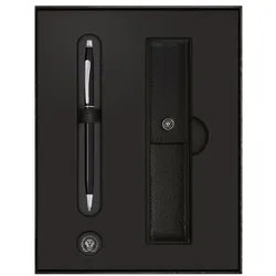 CROSS Geschenkset »Kugelschreiber Classic Century inkl. Lederetui mit Magnetverschluss schwarz
