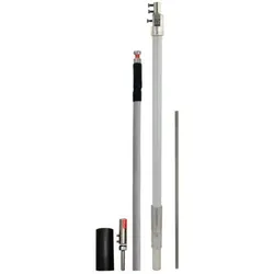 Dehn 819672 HVI light plus mit Stützrohr -SET- D 40 mm L 2100 mm HVI LI PL L6M SR1600 FSP500 GFK AL V2A HVILIPLL6MSR1600FSP500GFKALV2A