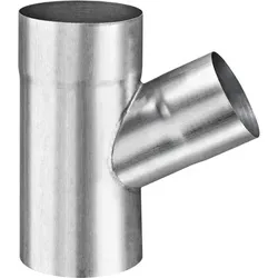 Zink-Fallrohrabzweig 72°, 100/76mm