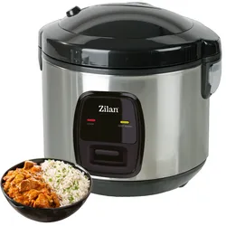 Zilan Reiskocher 500W 1.5L Warmhalte- und Abschaltfunktion Edelstahl