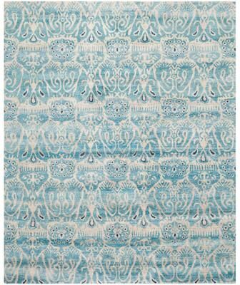 SAFAVIEH Couture Hand-Knotted Luxor Eliis Banana Silk Rug