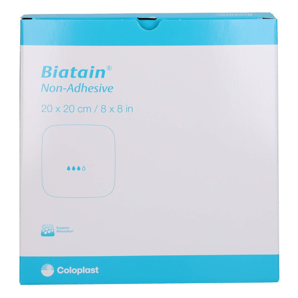B2B Medical GmbH Biatain Schaumverband 20x20 cm nicht haftend 13902649