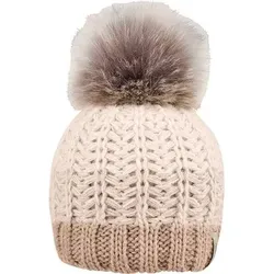STERNTALER Strickmütze Farbverlauf, Größe 49 in Beige Beige