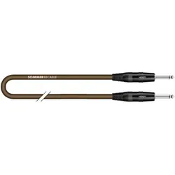 Sommer Cable SXRJ-0600 Instrumenten Anschlusskabel (1x Klinkenstecker 6.3mm (mono) - 1x Klinkenstec (6 m), Audiokabel