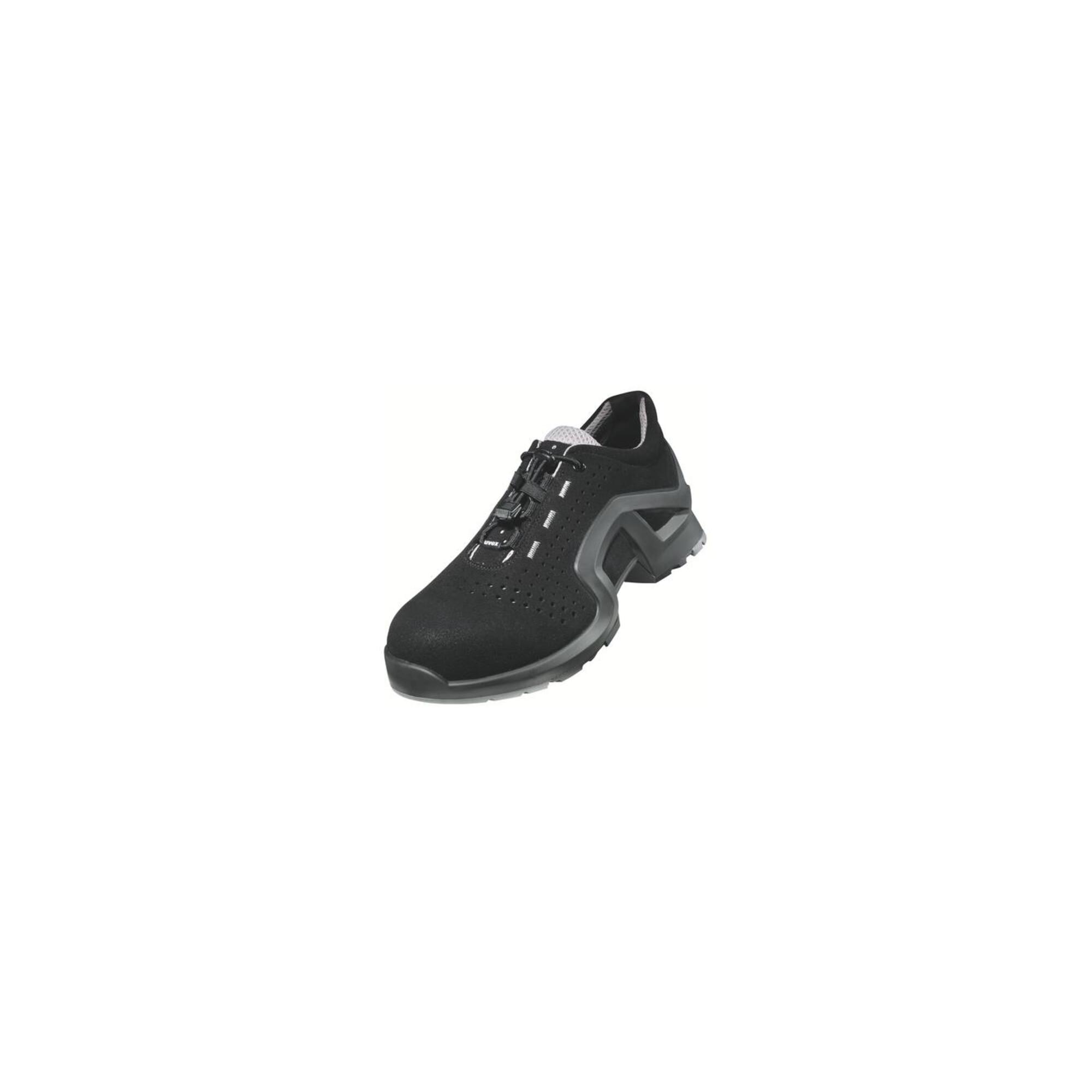 uvex Halbschuhe 1 support S1 schwarz grau Weite 10 Gr. 44 (8511744)