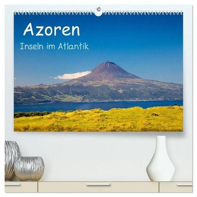 Azoren - Inseln im Atlantik (hochwertiger Premium Wandkalender 2027 DIN A2 quer), Kunstdruck in Hochglanz