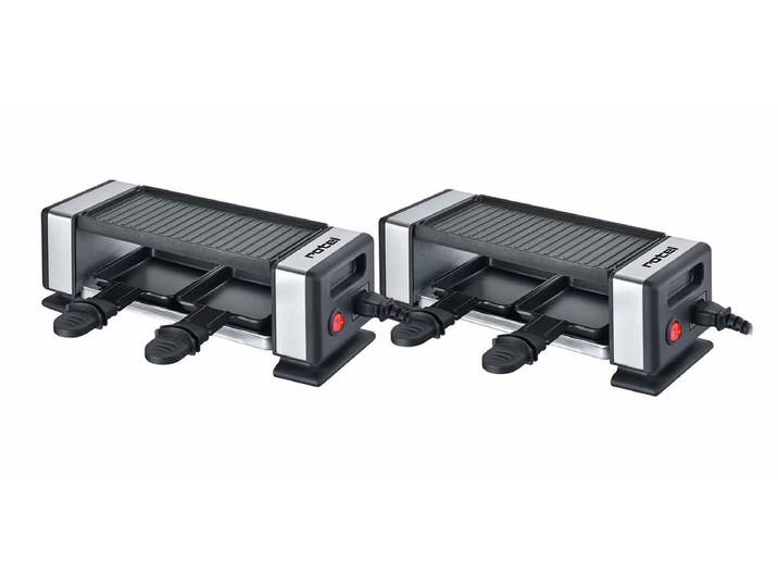 Rotel Raclette Duo Connect 1243CH Raclettegerät – Raclette Ofen/Raclette Grill – schwarz