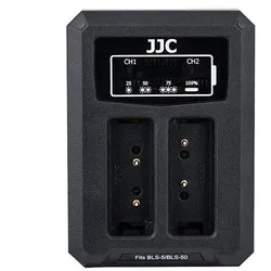 JJC Olympus DCH BLS5 USB Dual Battery Charger für BLS 1/5/50