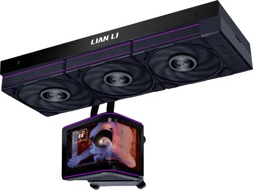 Lian Li HydroShift II OLED Curved 360 UNI FAN P28 PC-Wasserkühlung Schwarz