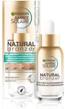 Garnier Ambre Solaire Gotas Autobronzeadoras Rosto Natural Bronzer 30 ml