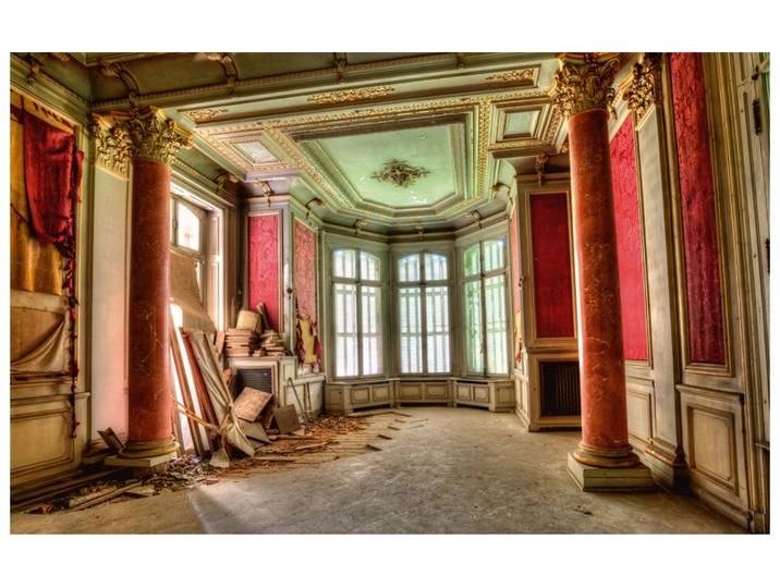 Alubild Lost Place Salon image LAND