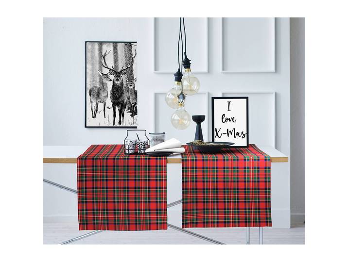 Chemin de table 9539 48 x 140cm Rouge/Rouge