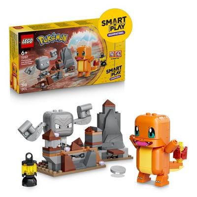 LEGO Pokémon SMART Play: Glumandas und Kleinsteins Höhlenduell kompatibles Set 72157