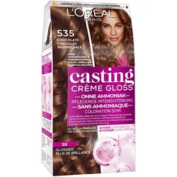 2x L'Oréal Paris, Haarfarbe, Casting Creme (535 Chocolat)