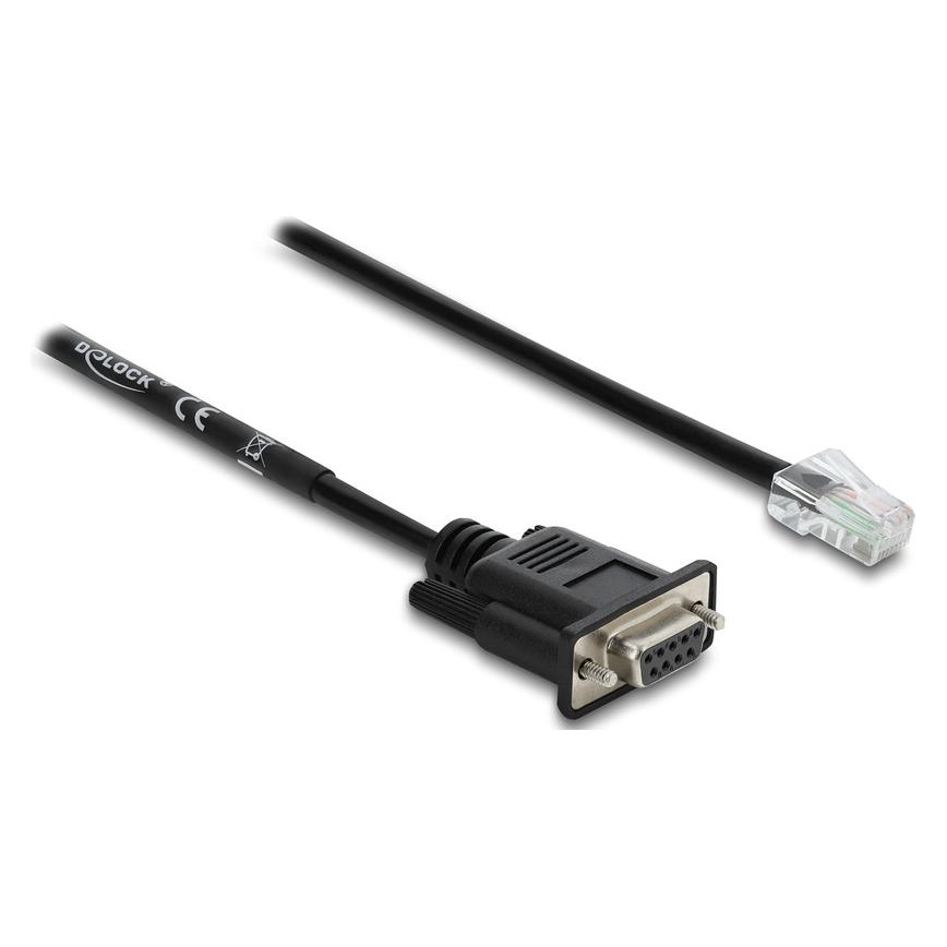Delock Seriell RS-232/422/485 Adapterkabel Sub-D 9 Buchse zu (2 m) (64297)