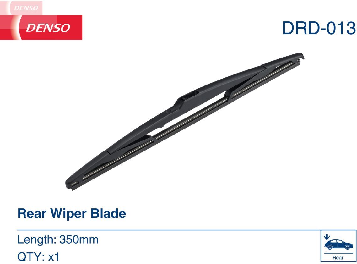 Wischblatt DENSO DRD-013, 350mm, Hinten, 1 Stück