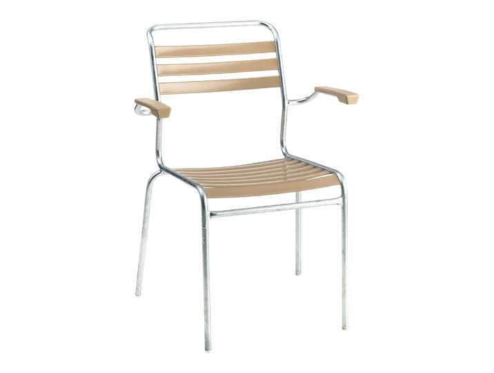 Stuhl Säntis, Schaffner, pastellbraun, Kunststoff