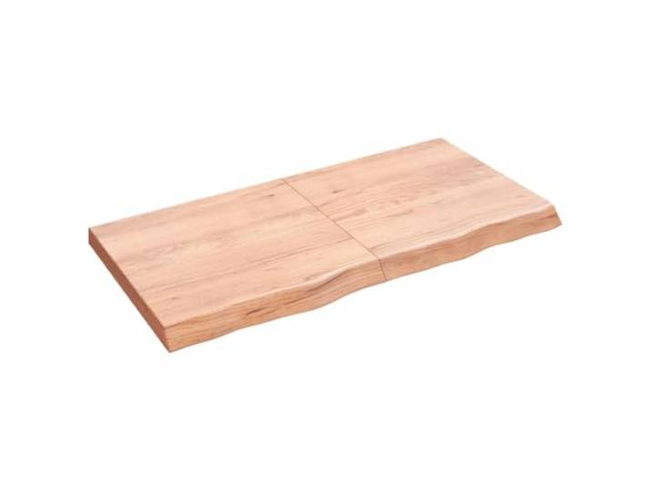 fsahslih Tischplatte Eiche Massivholz 120x60 cm Klappbar Hellbraun Klappbares Design für flexible Raumnutzung im Esszimmer oder Homeoffice, veredelt mit geschützter Baumkante.