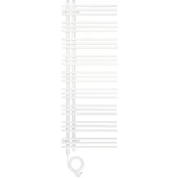 Zehnder Design-Heizkörper Yucca Asym elektrisch, Chrom, 922x47x478 mm