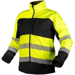 Topex,  Kurtka robocza ostrzegawcza Softshell żółto-czarna rozmiar L (L)