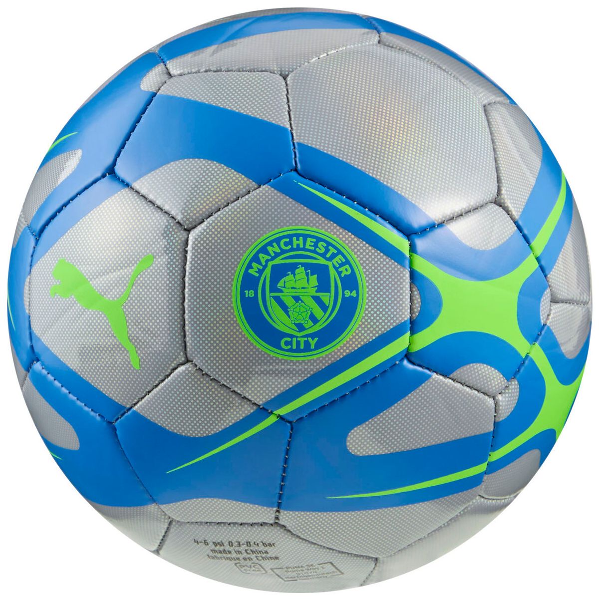 Puma Mcfc Culture Ball Mini hyperlink blue-pro green (08) MINI 084777-08-MINI