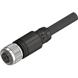 RS PRO konfektioniertes Sensorkabel 5-adrig Buchse, Elektronikkabel + Stecker, Schwarz