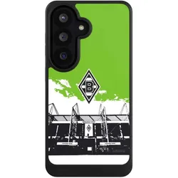 Nivocase Hülle für Samsung Galaxy S26 Handyhülle NIVOcore Case Schwarz Borussia Mönchengladbach Fanartikel (Samsung Galaxy S26), Smartphone Hülle, Schwarz