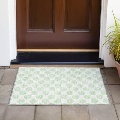 Addison Rugs Machine Washable Indoor/ Outdoor Polka Dots Chantille Rug