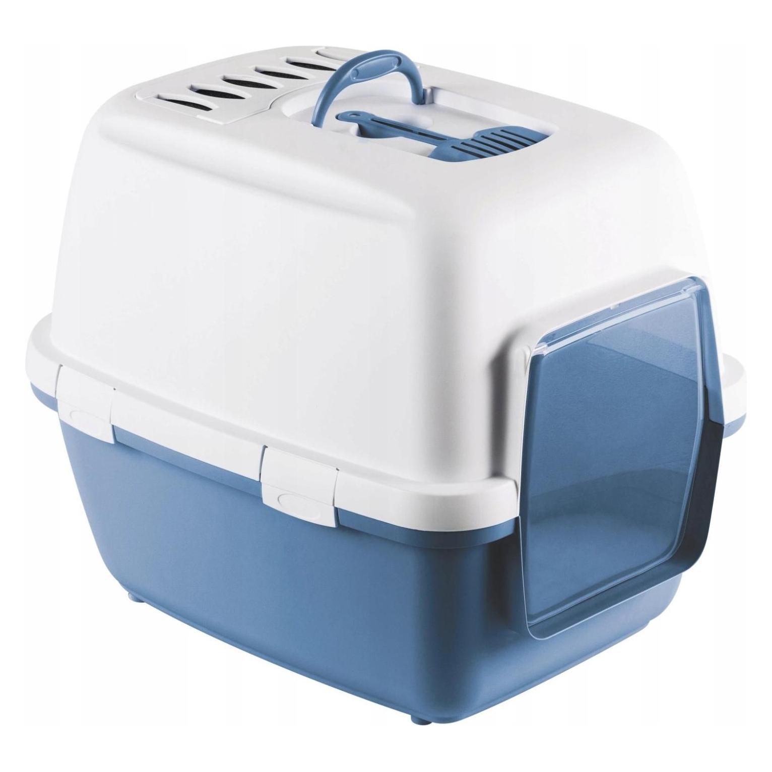 vidaXL Cathy Comfort closed toilet 58x45x48cm white/blue 8003507990012 (STEFANPLAST)