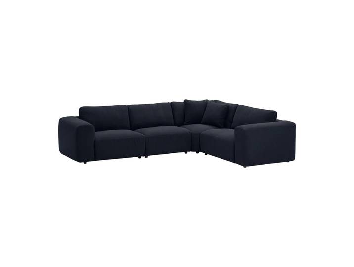 Ecksofa Eira, Edy&liv, anthrazit, Textil