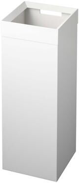 Yamazaki Home Trash Can, Steel, 7.25 gallons, 27 liters