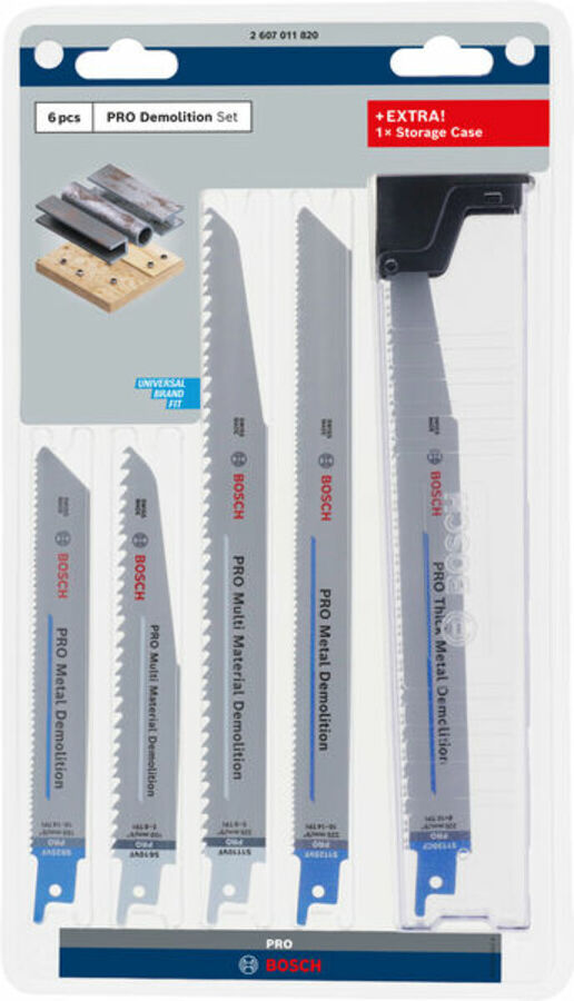 Bosch Säbelsägeblatt Set PRO Demolition 6-tlg. (2607011820)