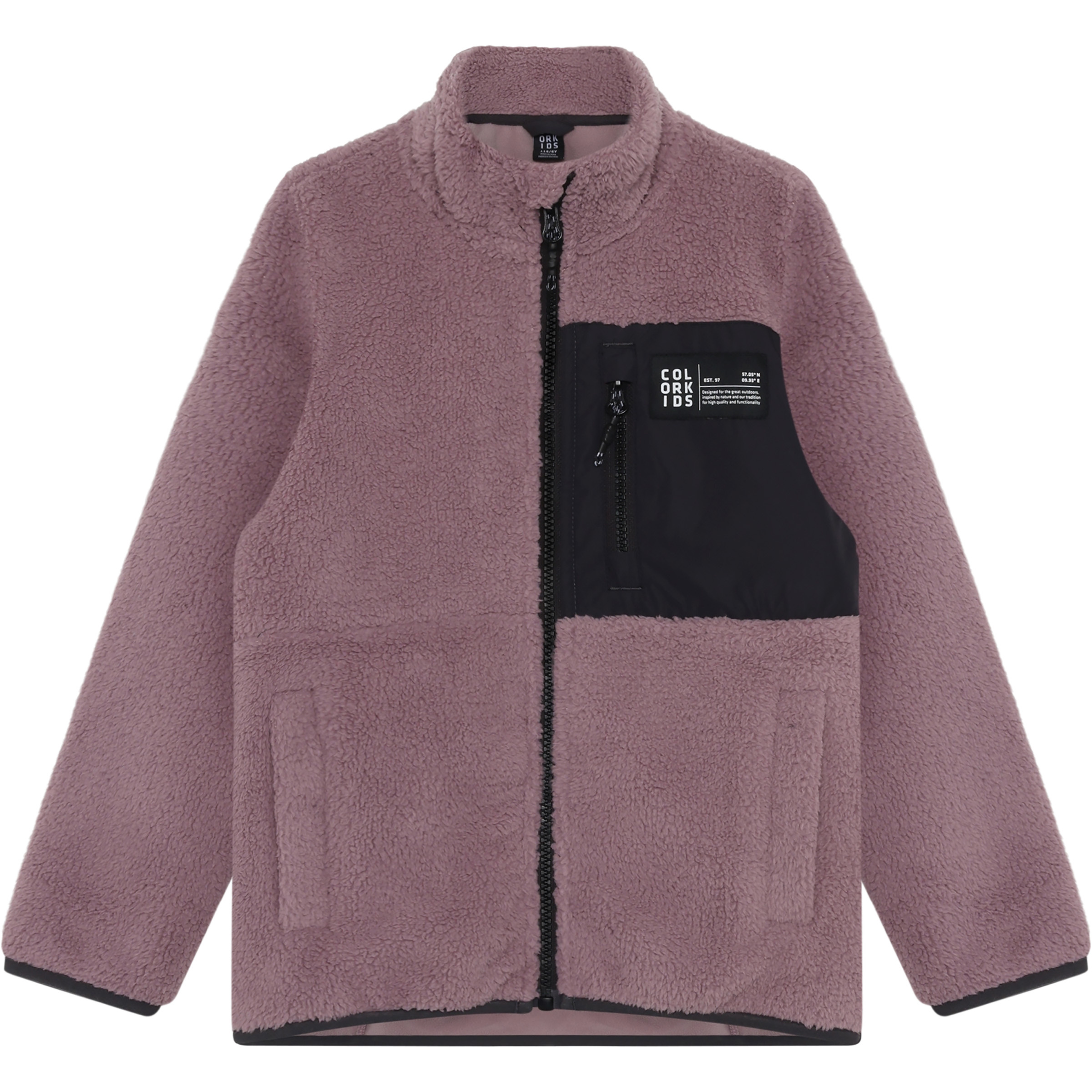 Color Kids Fleece Kinder Fleecejacke rosa Größe 110 Trekking Isolierend